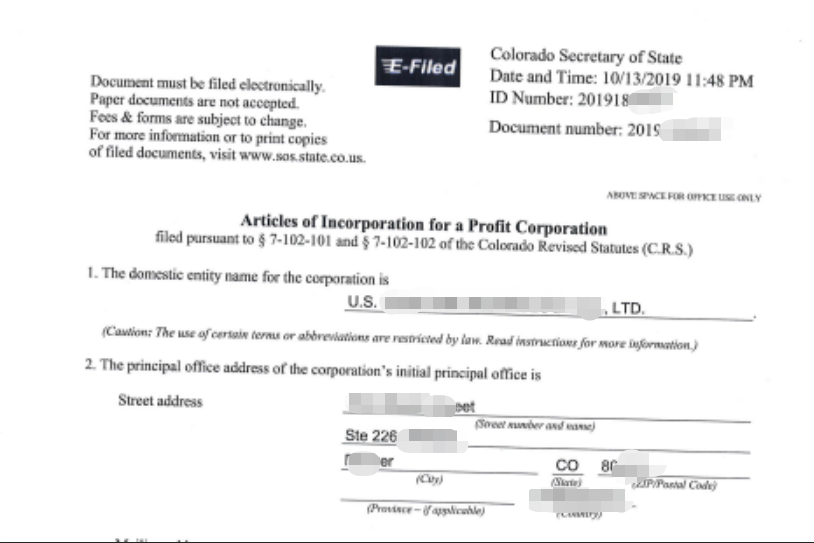 成功案例：在美國科州注冊公司能做反向投資嗎？